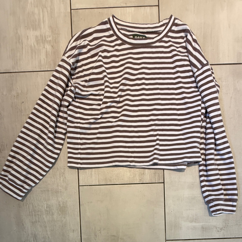 Daily Drills Striped mocha set size XS/S